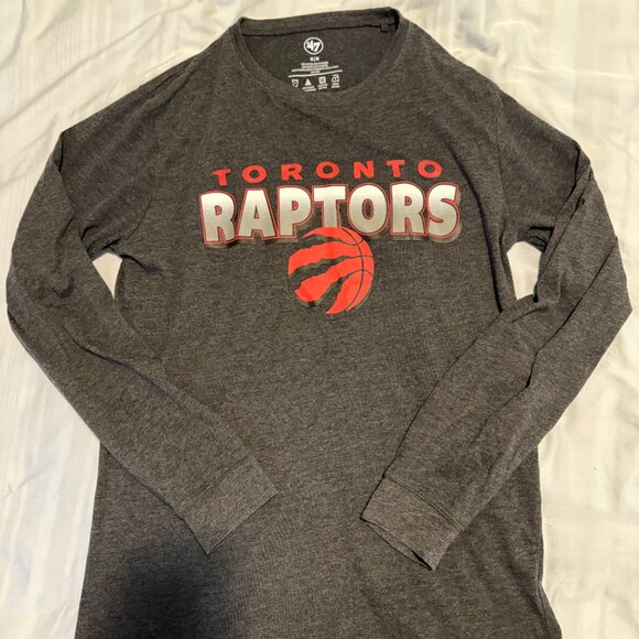 47 Other - Raptors Longsleeve Shirt - Gray (Medium, Fits Small)